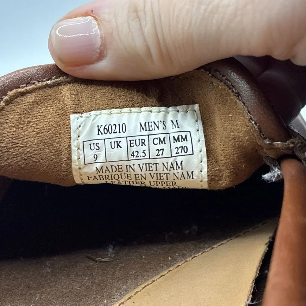 Rockport Brown Leather Driving Slip-on Loafers Men's Comfortable Cushion Shoes 9